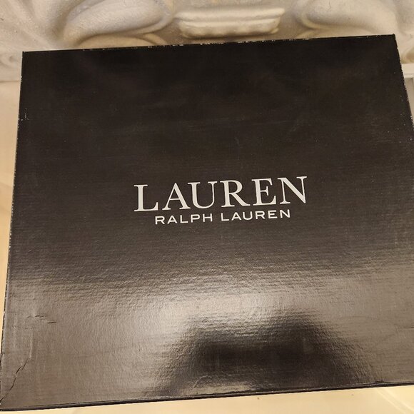 LAUREN RALPH LAUREN | Allie Metallic Nappa Leather Sandals. Size 10. NIB - Picture 11 of 11